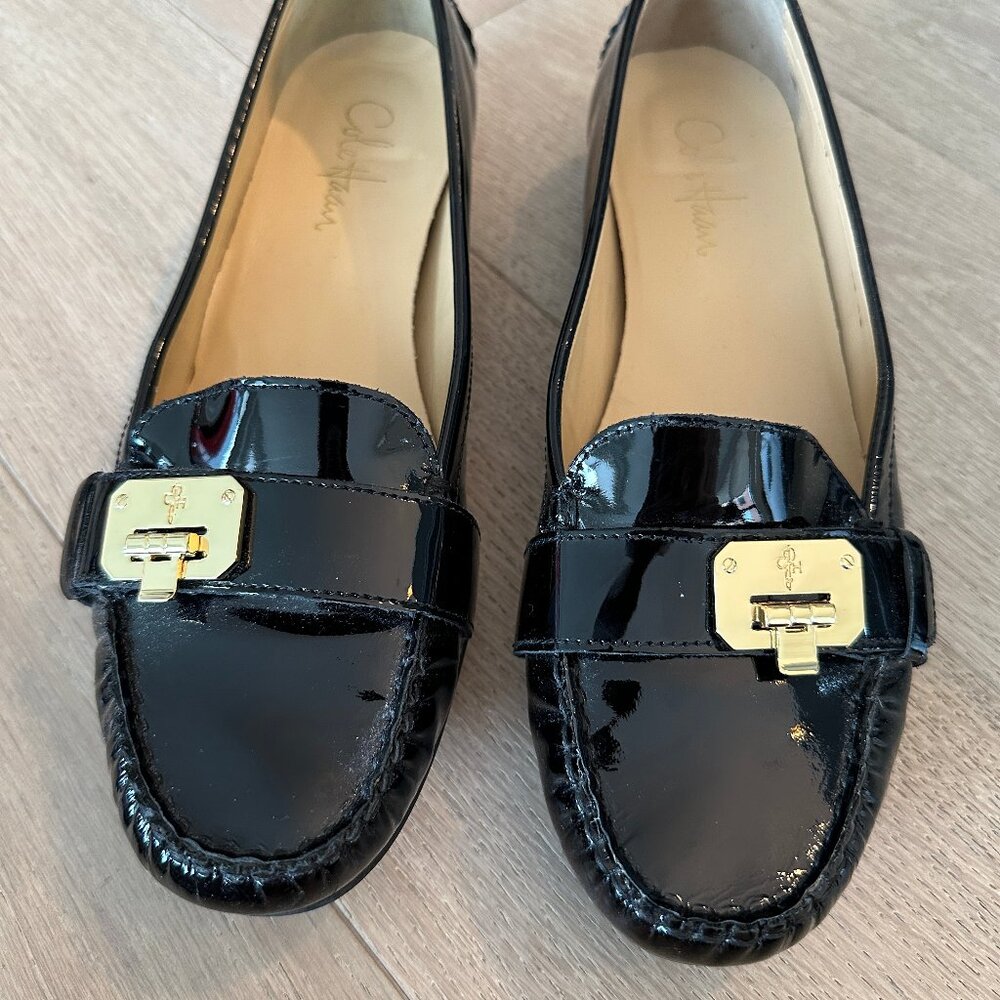 Cole Haan Nike Air Talia Lock Patent Leather Loafer | Size 10.5
